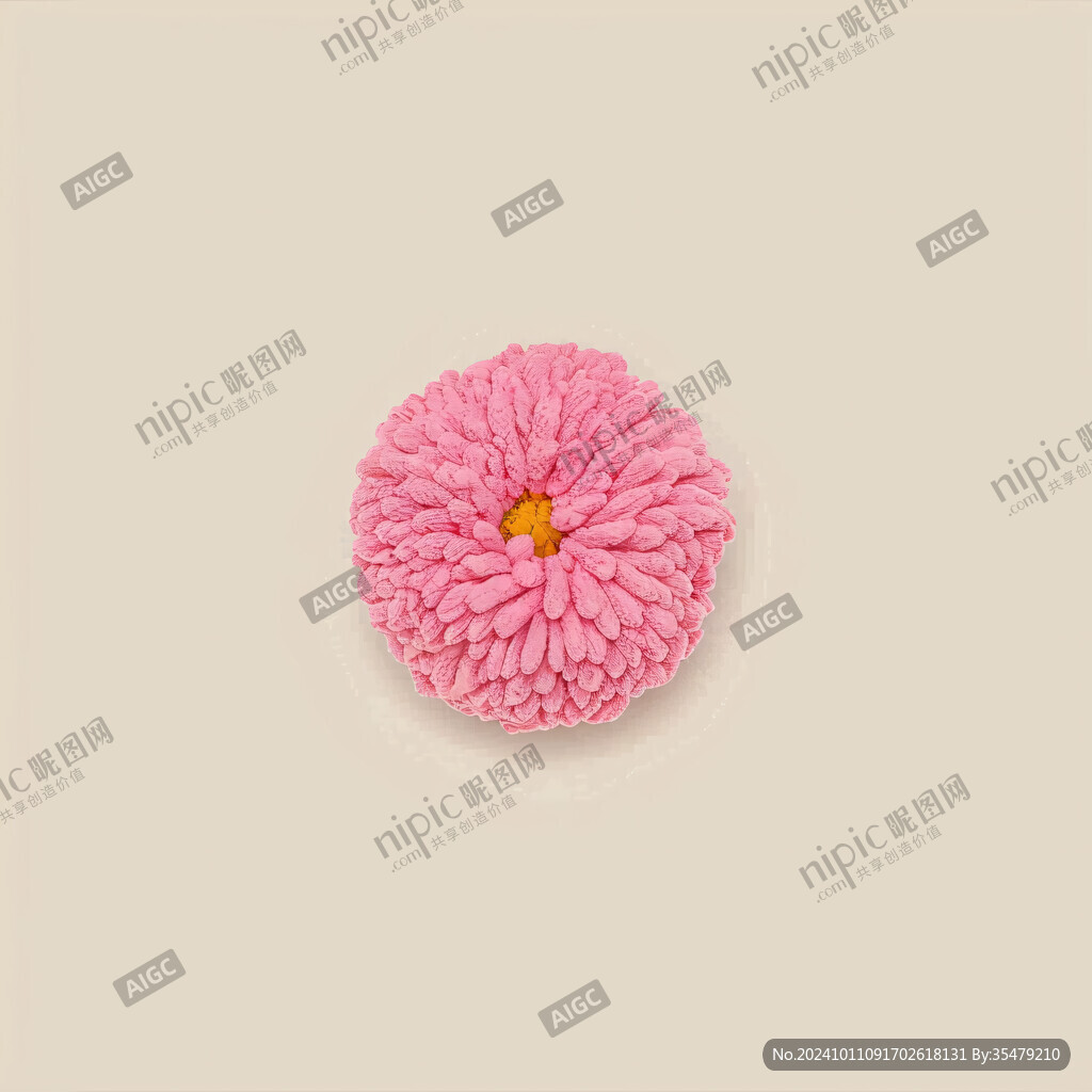 粉色花瓣菊花