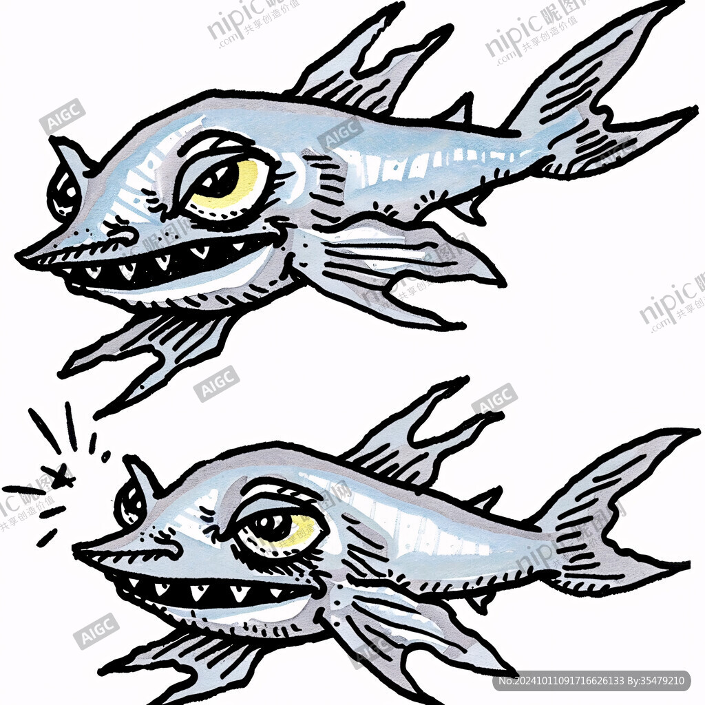 漫畫手繪魚