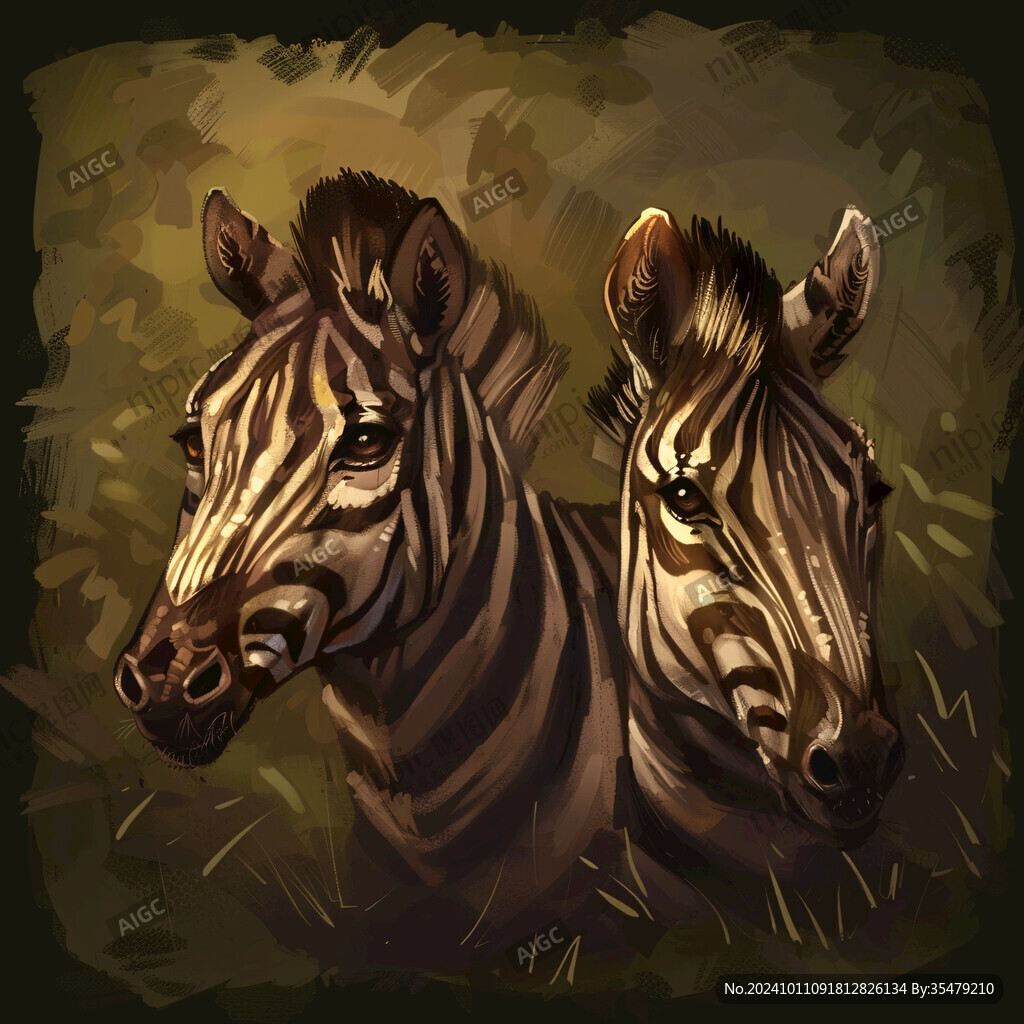 動物插畫寫實