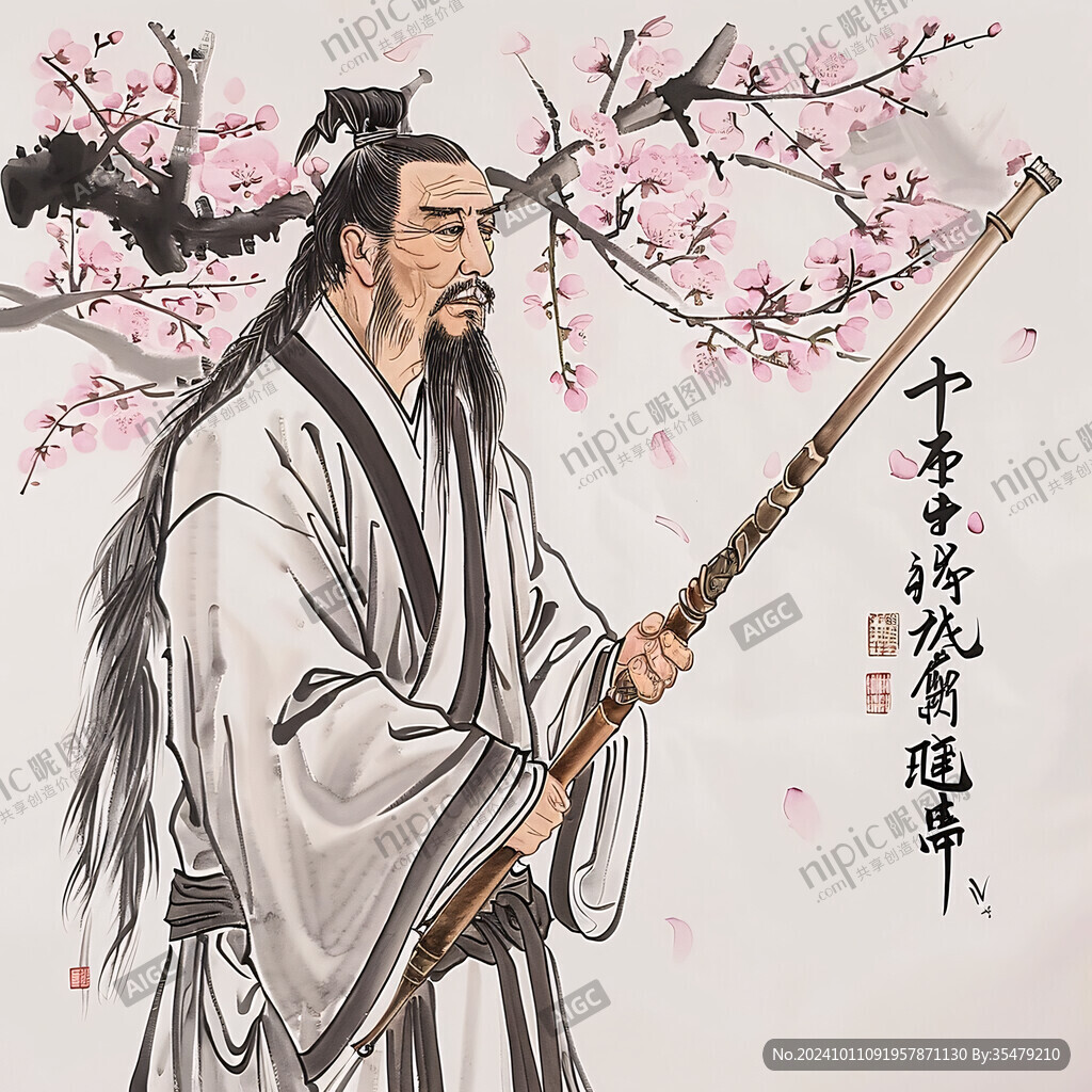 古代名人掛畫