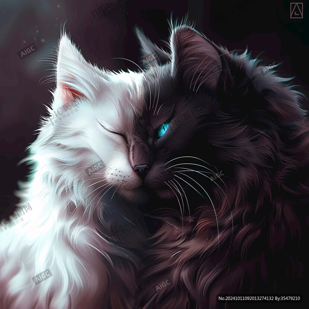 名貓插畫