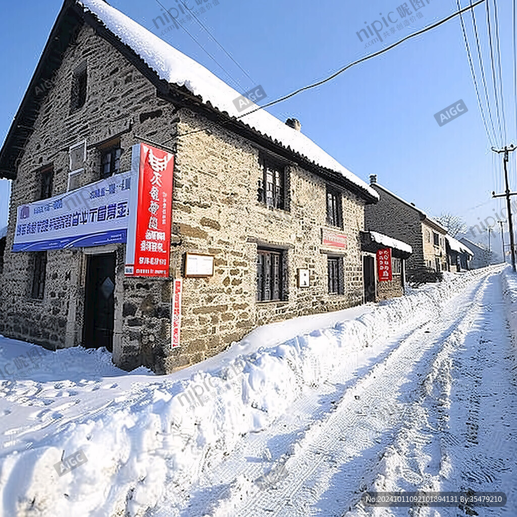 春節(jié)舊房子鄉(xiāng)村旅游