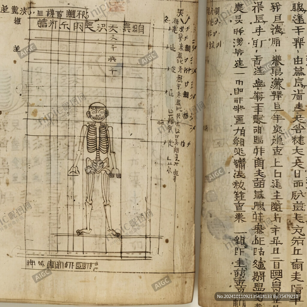 清代針灸圖冊