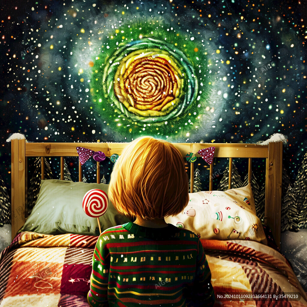 夢幻夜晚立體畫