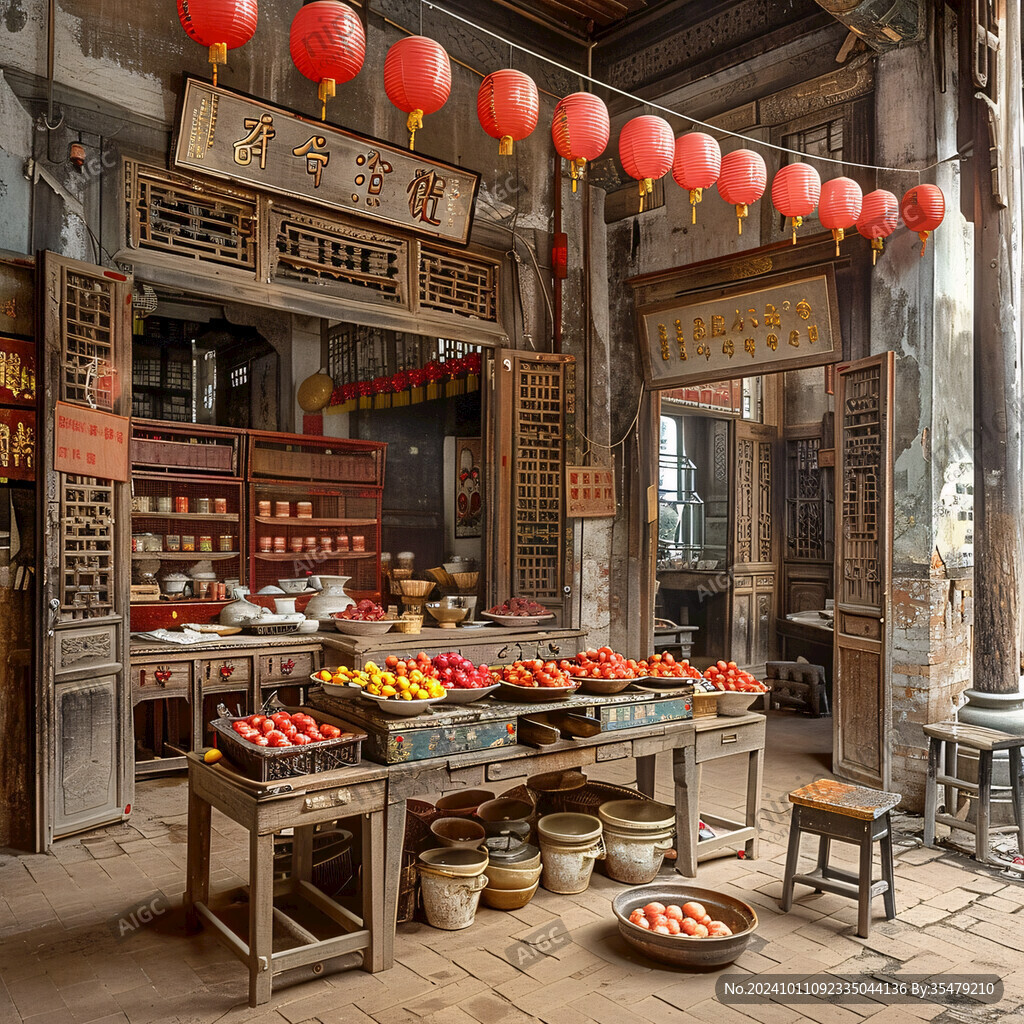民國南貨店場景