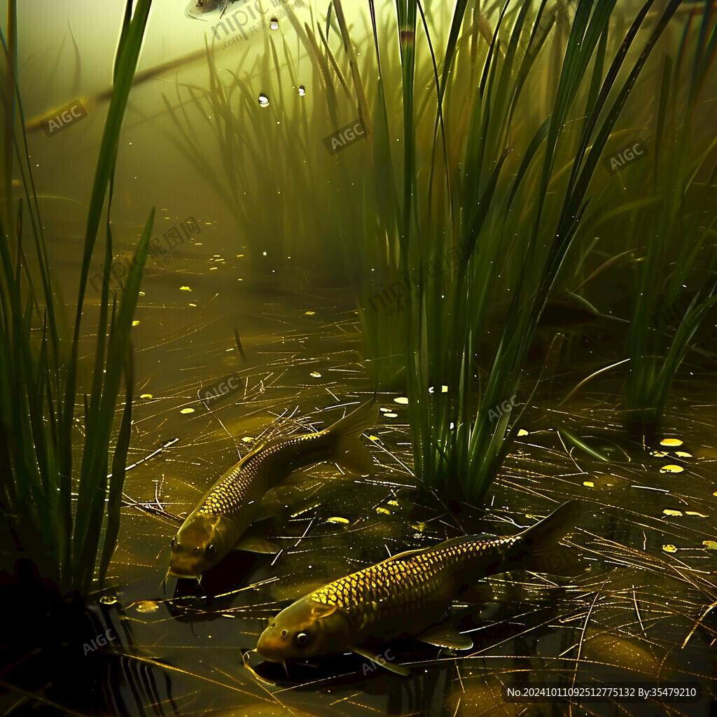 稻田魚插畫
