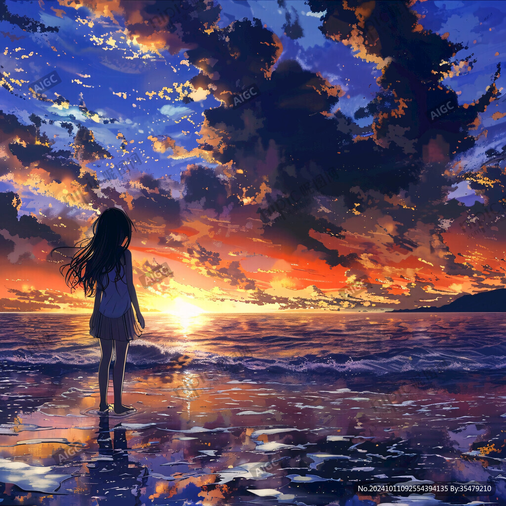 動(dòng)漫海邊