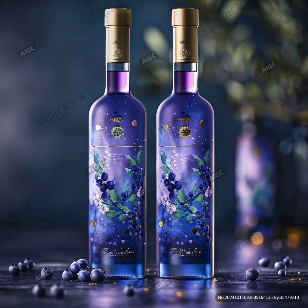 藍莓酒設(shè)計