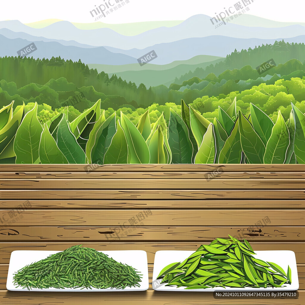 茶園茶莊插畫