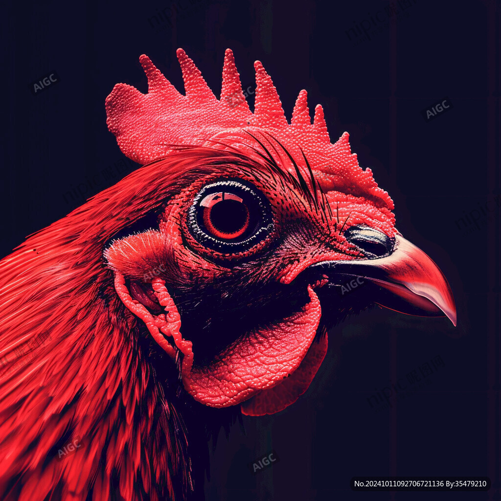 鳥類紅色動物