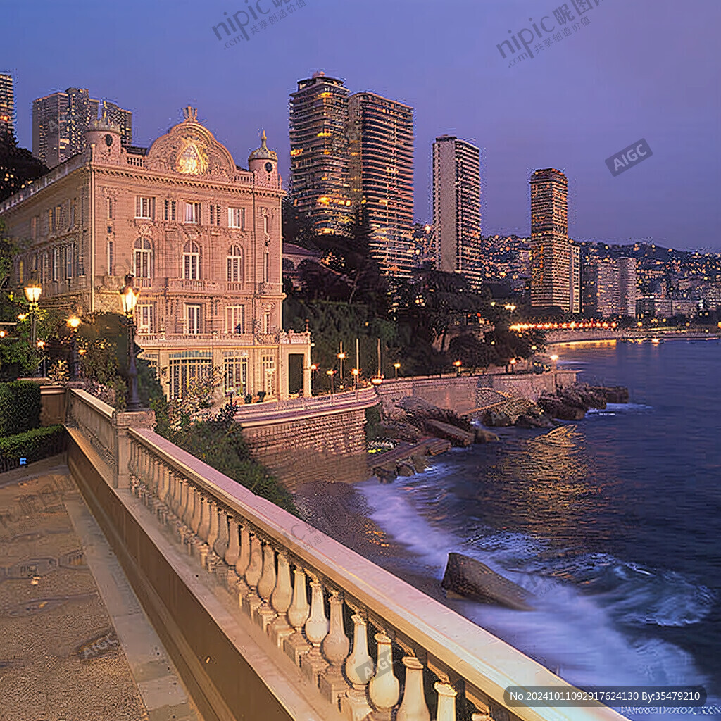 江景房海景房河流小溪