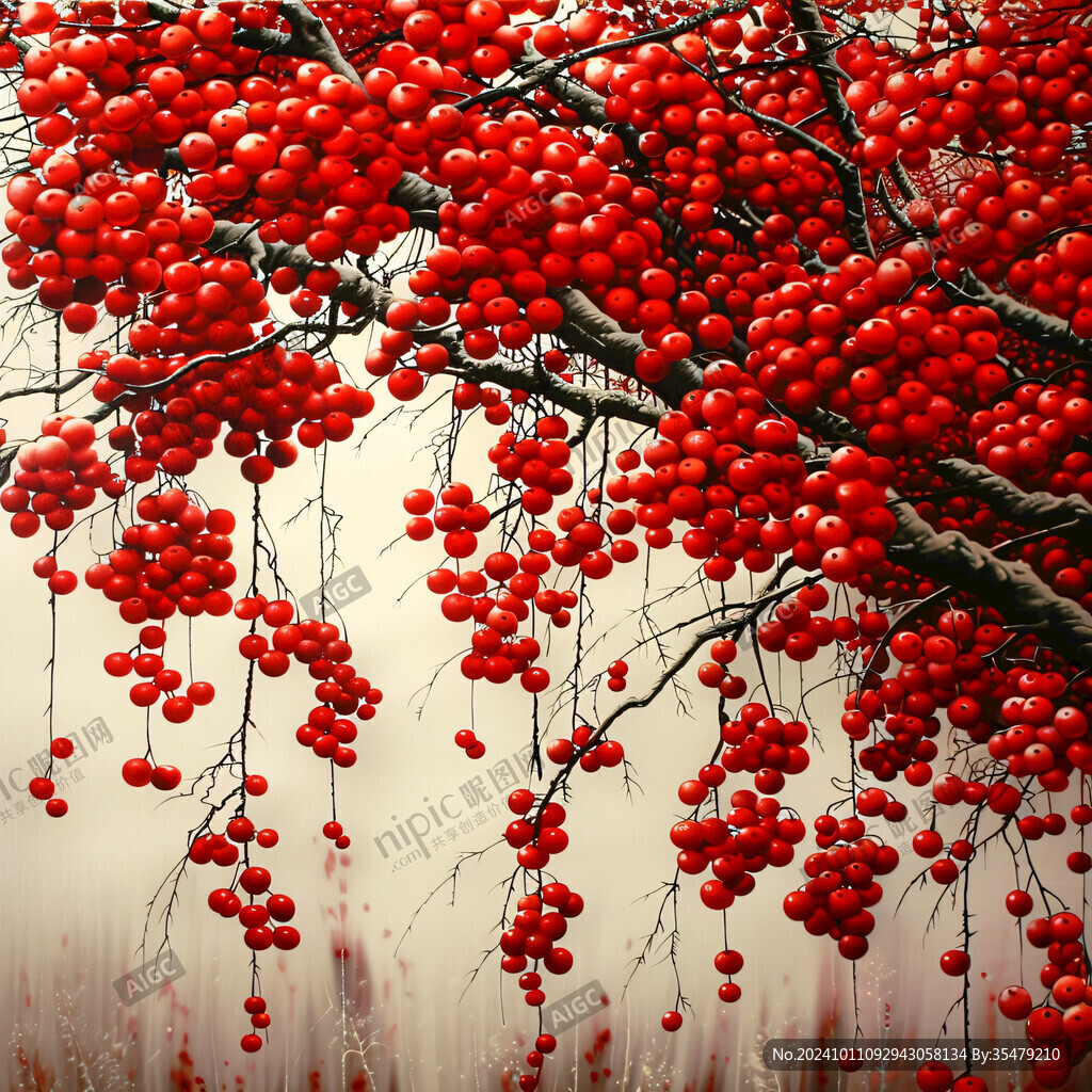 一串紅果子