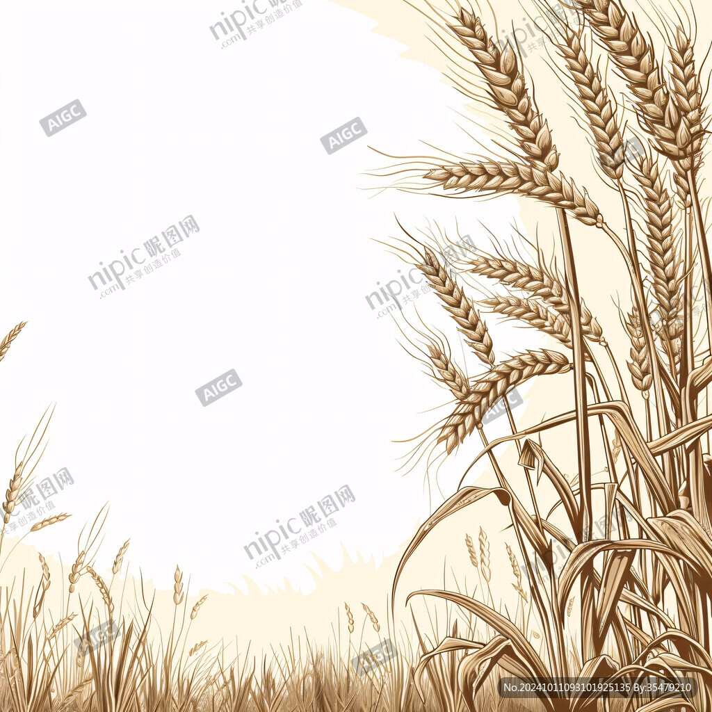 大麥插畫