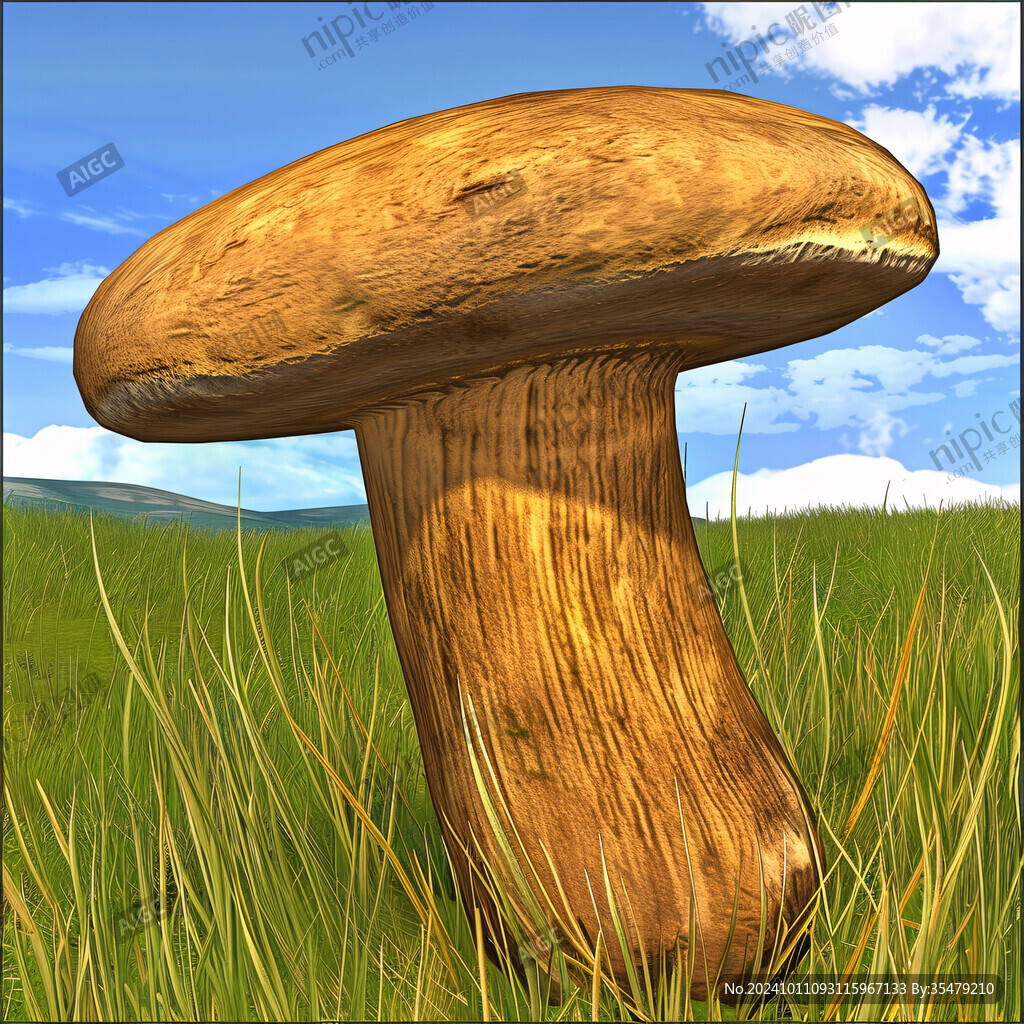 牛肝菌插畫