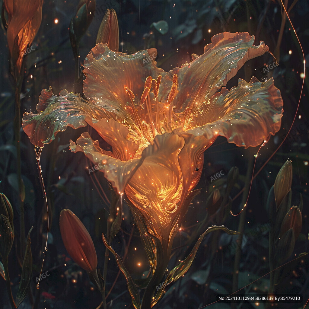 夢幻效果花卉