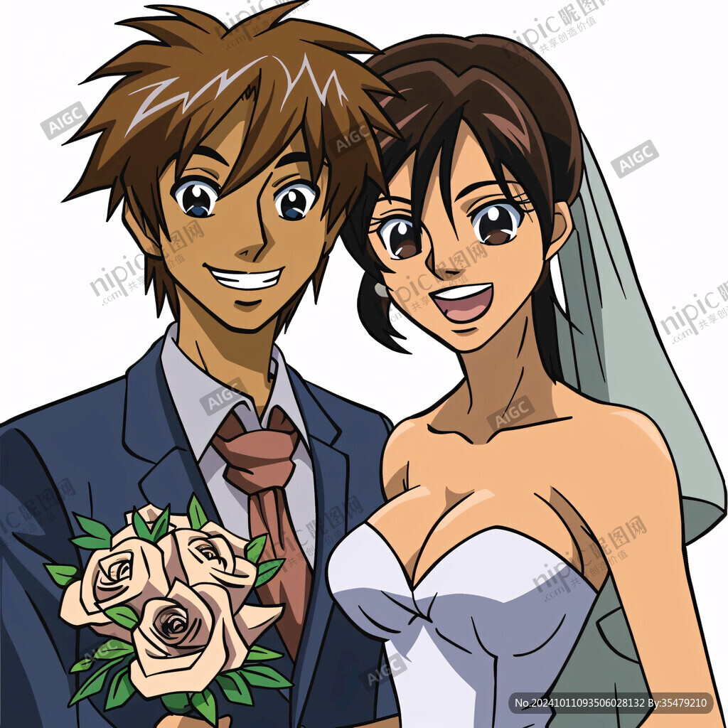 漫畫結婚人物