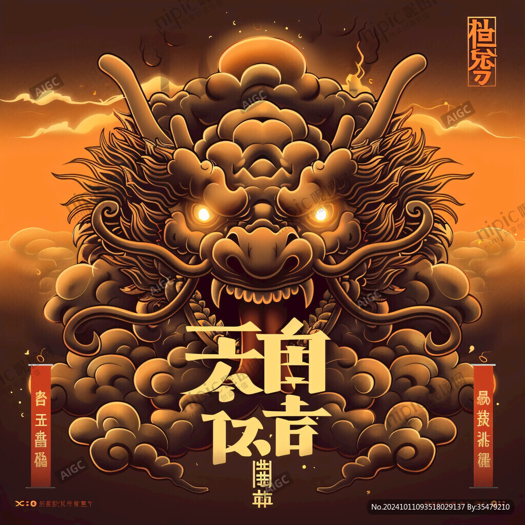 龍年國(guó)潮系列海報(bào)設(shè)計(jì)