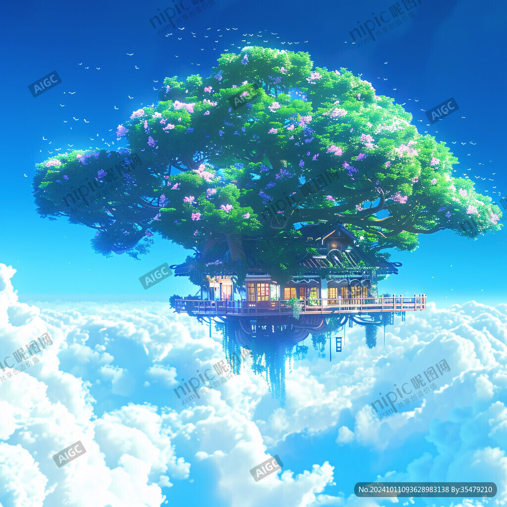浮游島天空之城