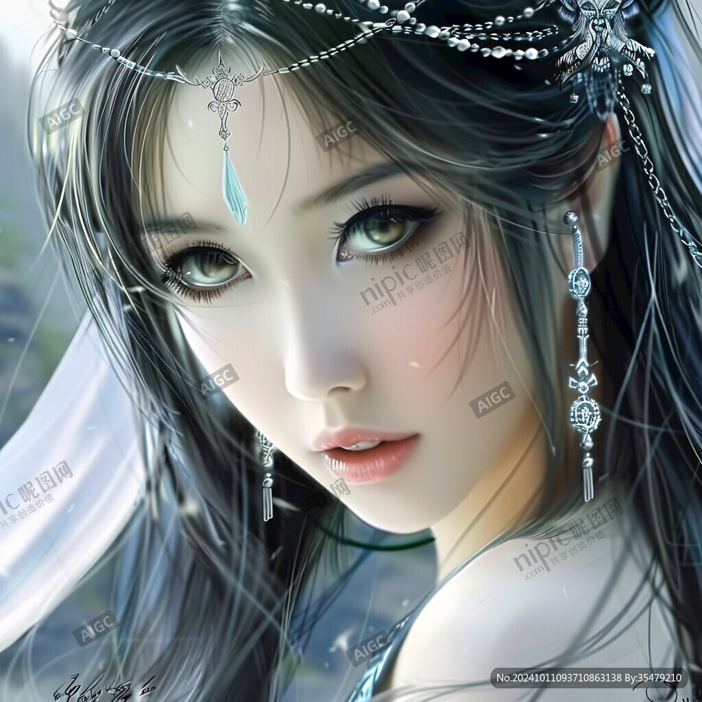 鼠繪古代美女