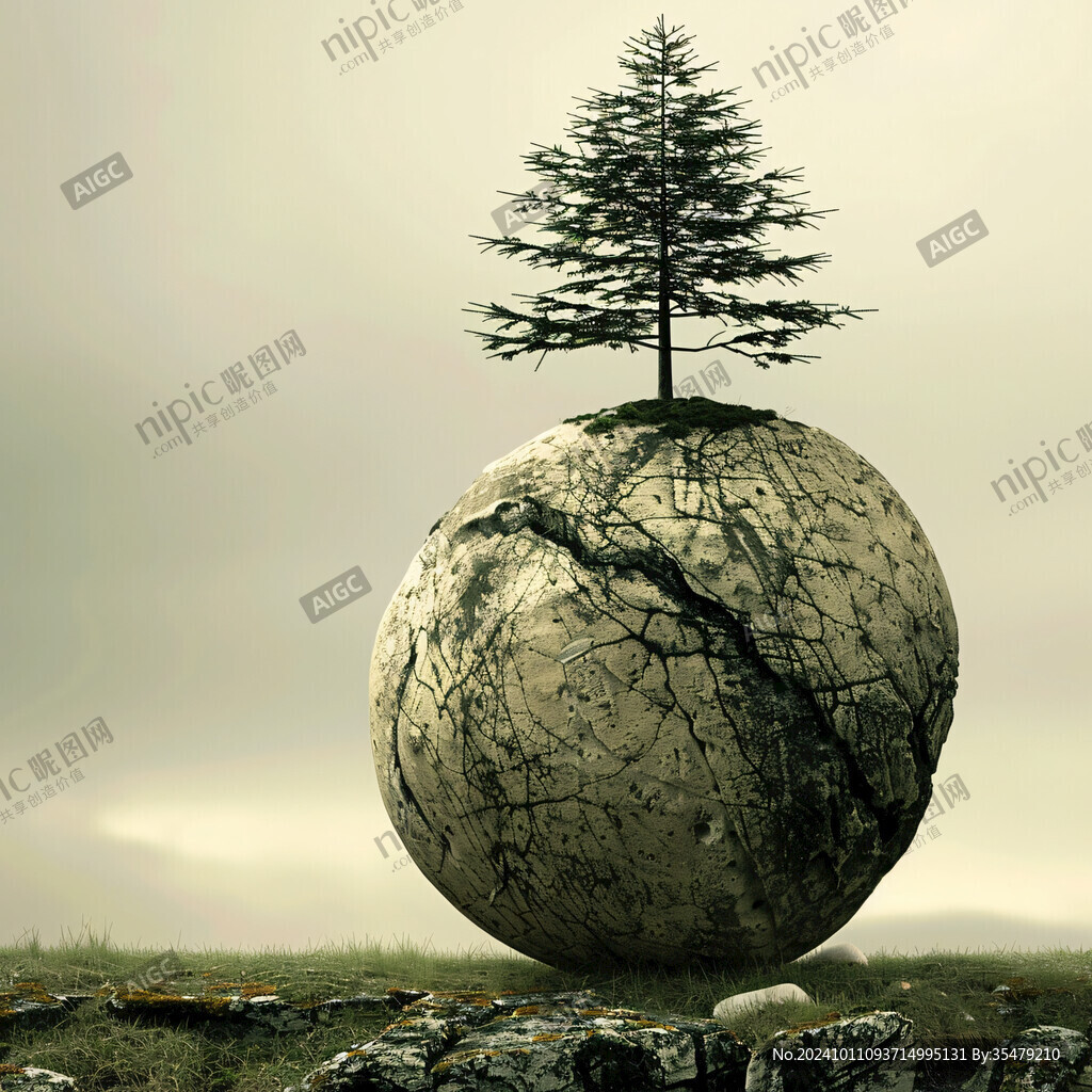 立體圓球背景樹(shù)