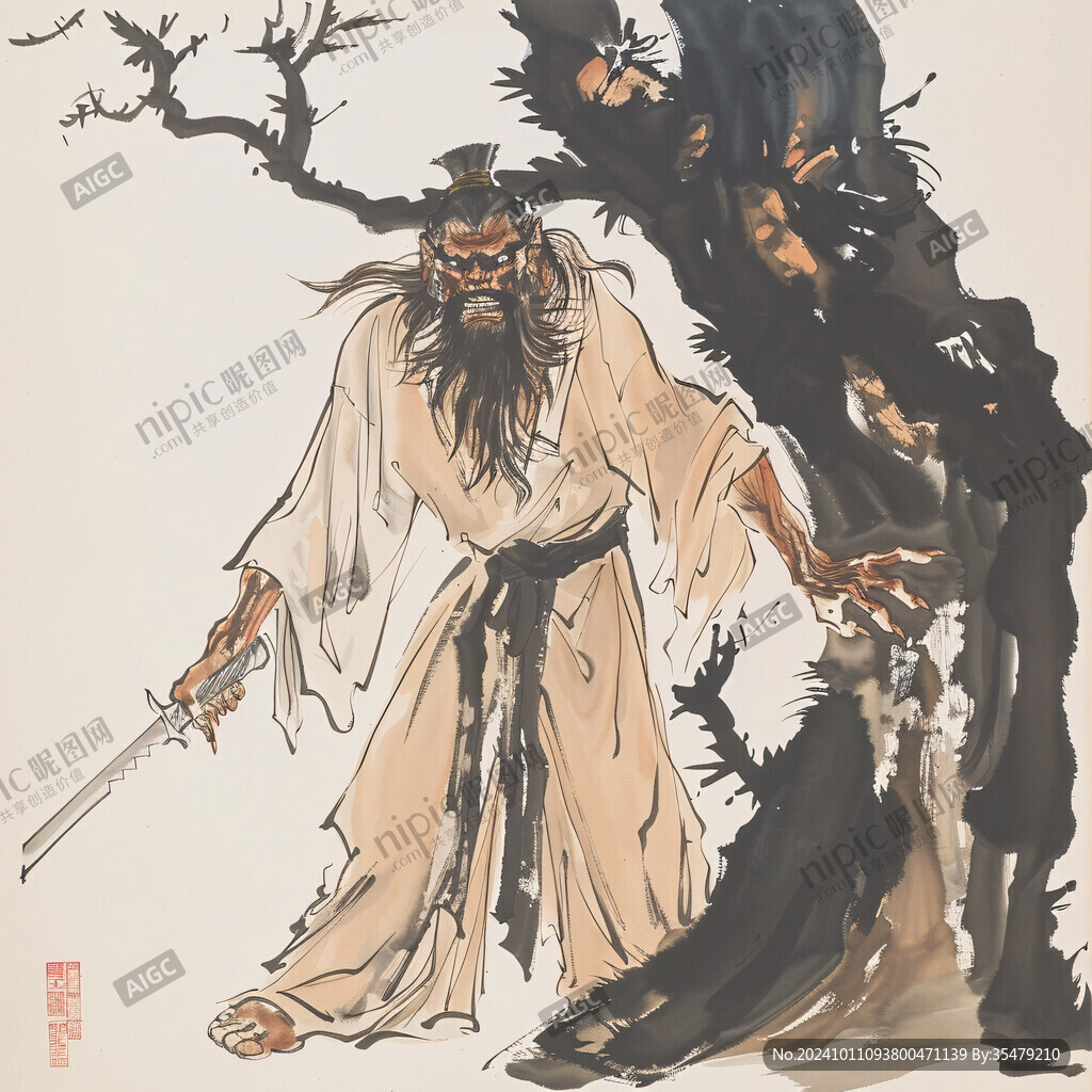 鐘馗裝飾畫