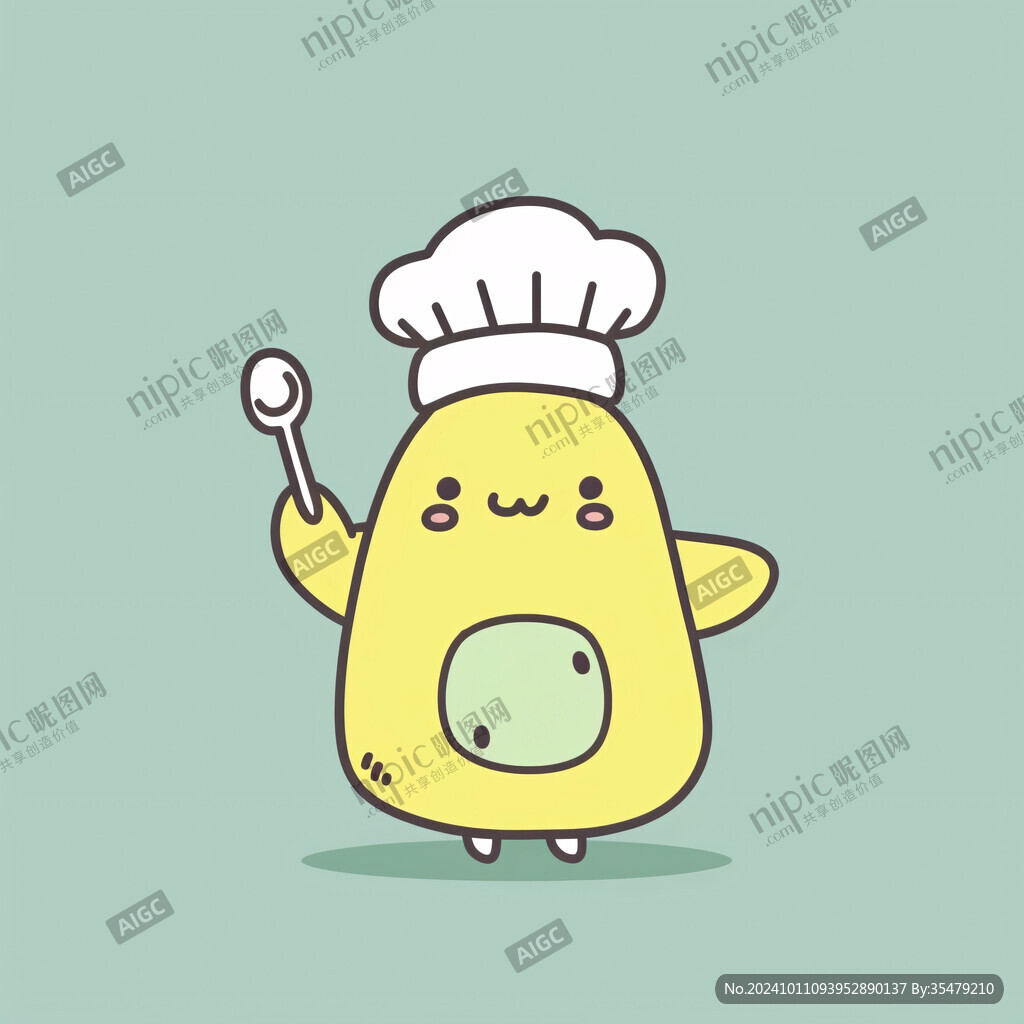 可愛檸檬廚師頭像