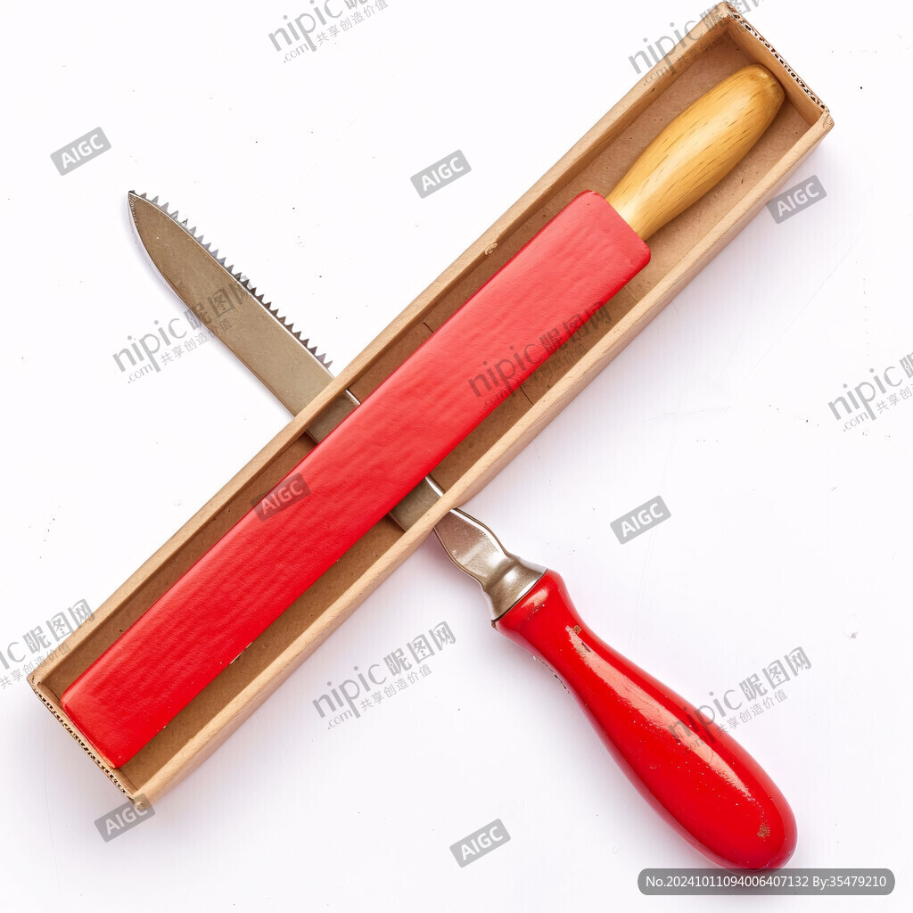 雙并齒狀熟皮工具