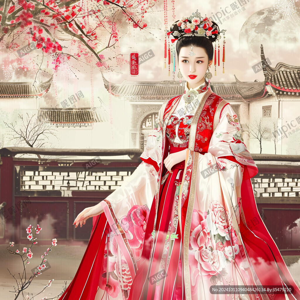 宮廷少女古裝美女