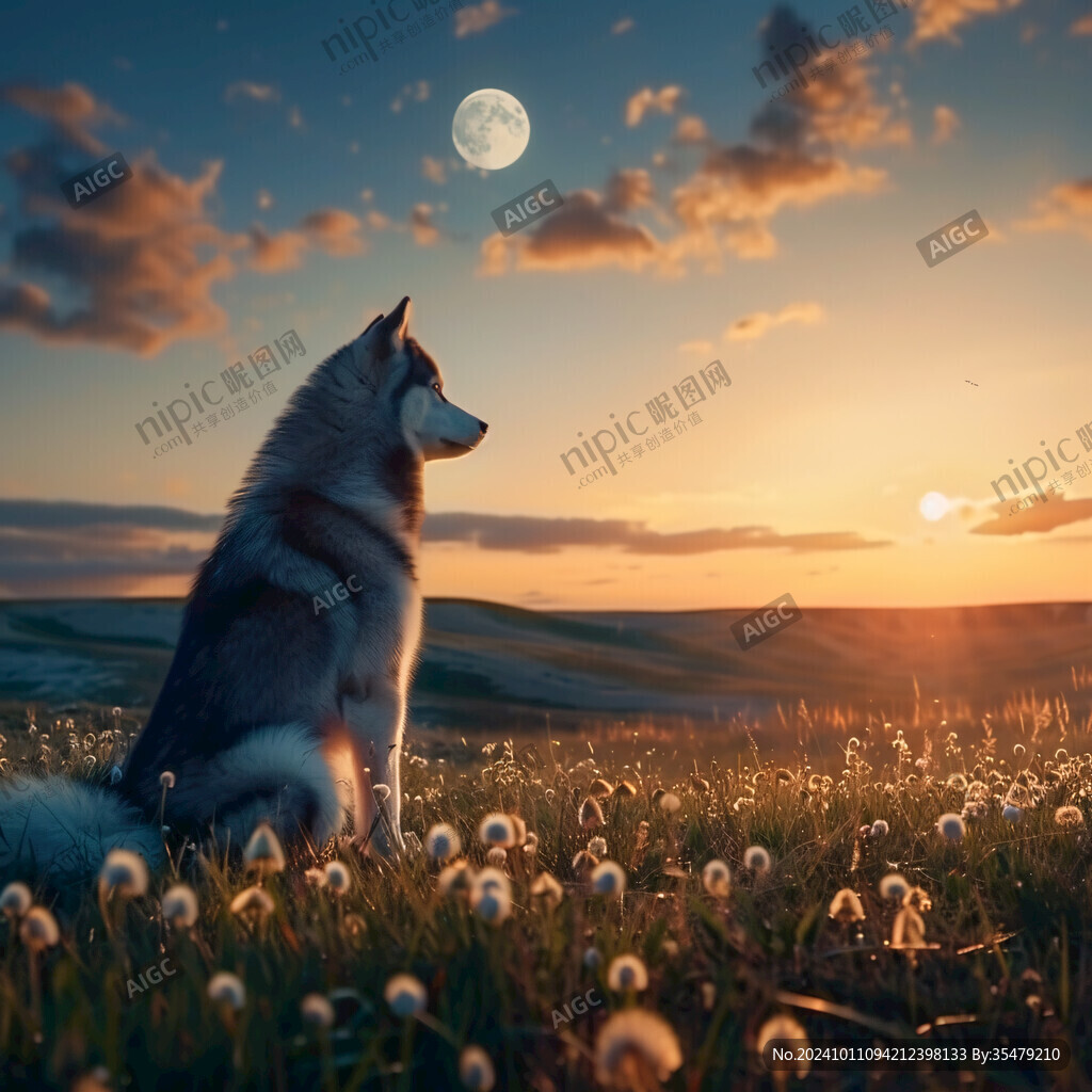 獵犬天狗望月