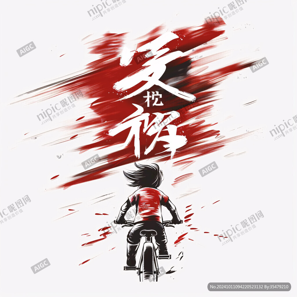 破風前行毛筆字