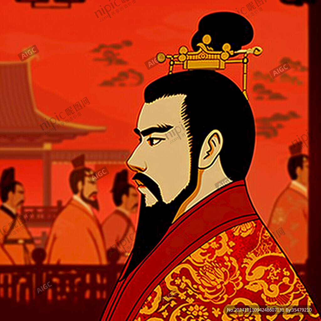 卡通古代皇帝