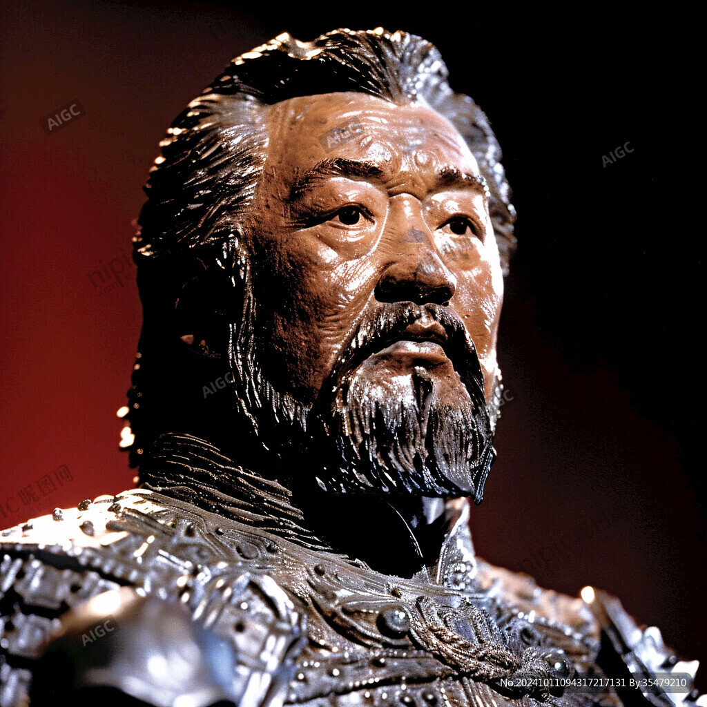 武士俑頭像