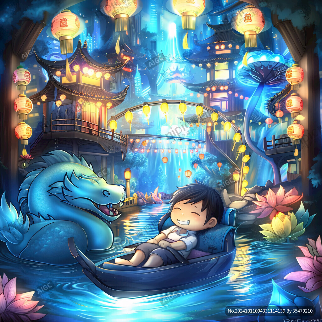 插畫龍年插畫