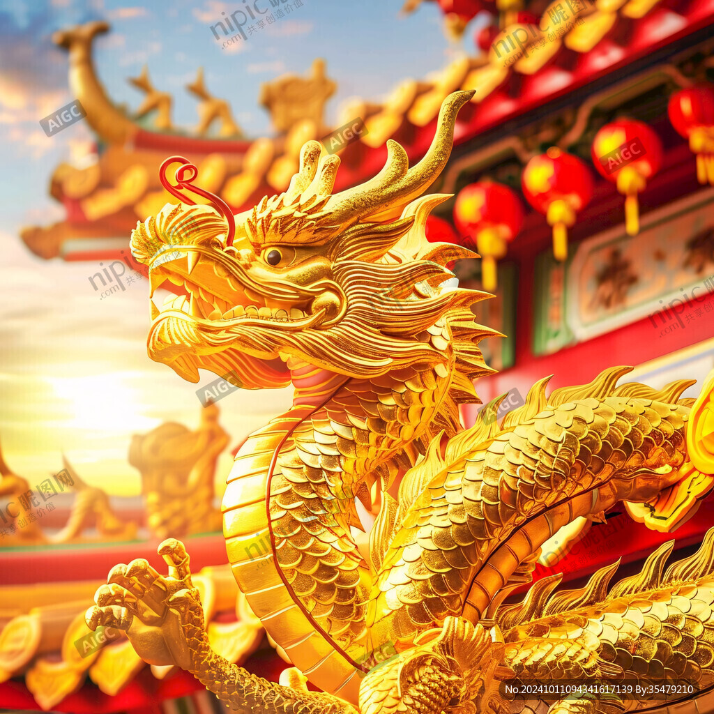 龍年春節(jié)巨龍雕塑