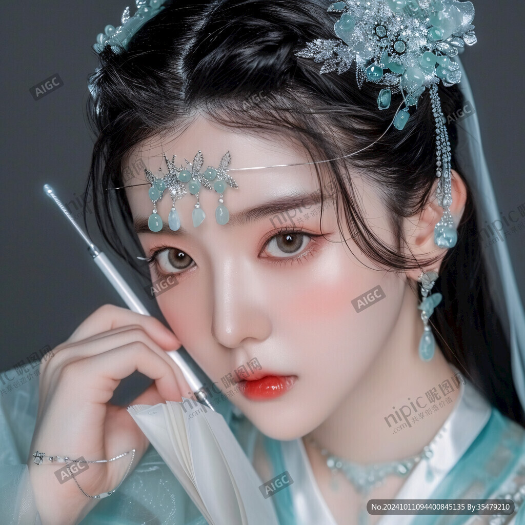 美妝少女美妝造型