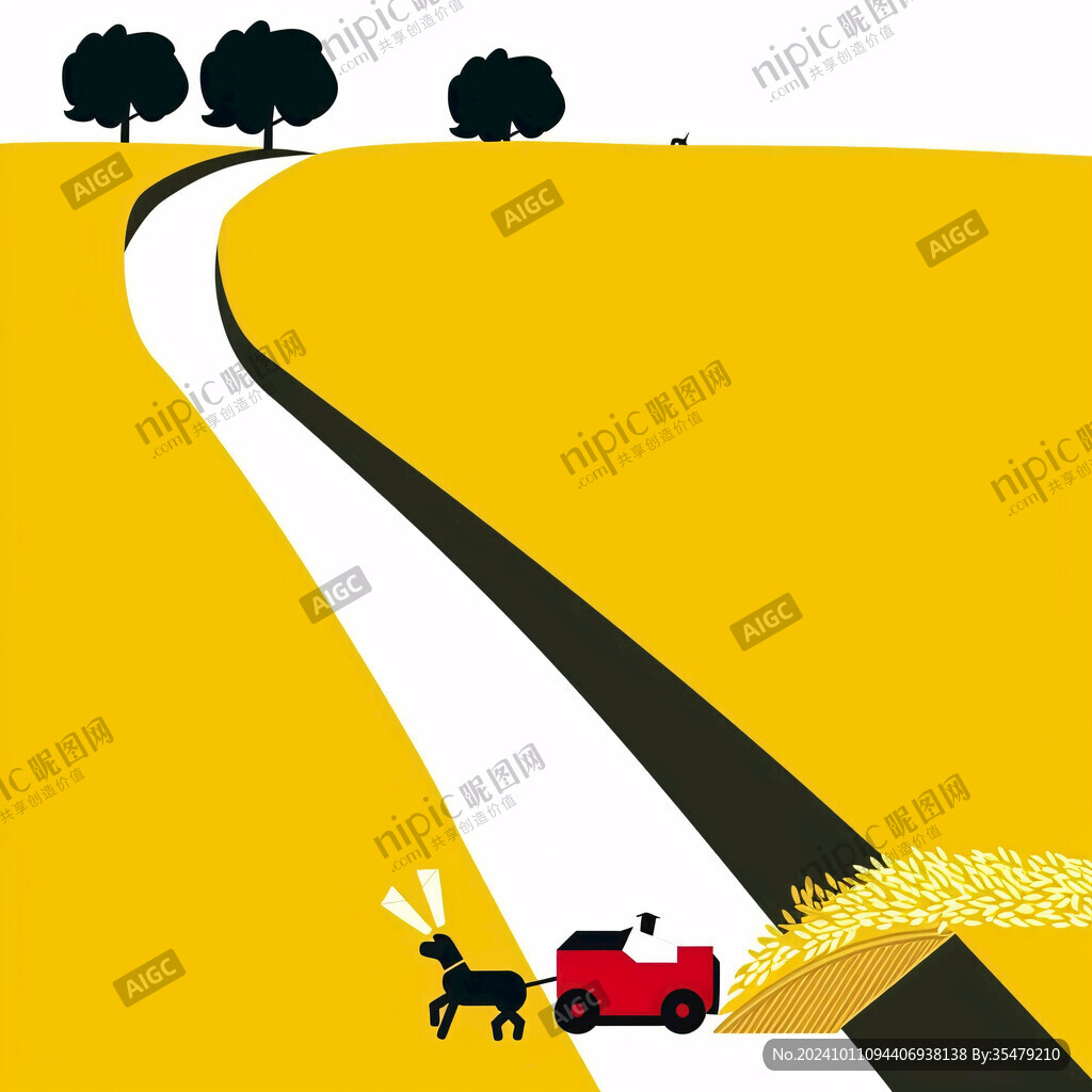 行走在公路上的小車