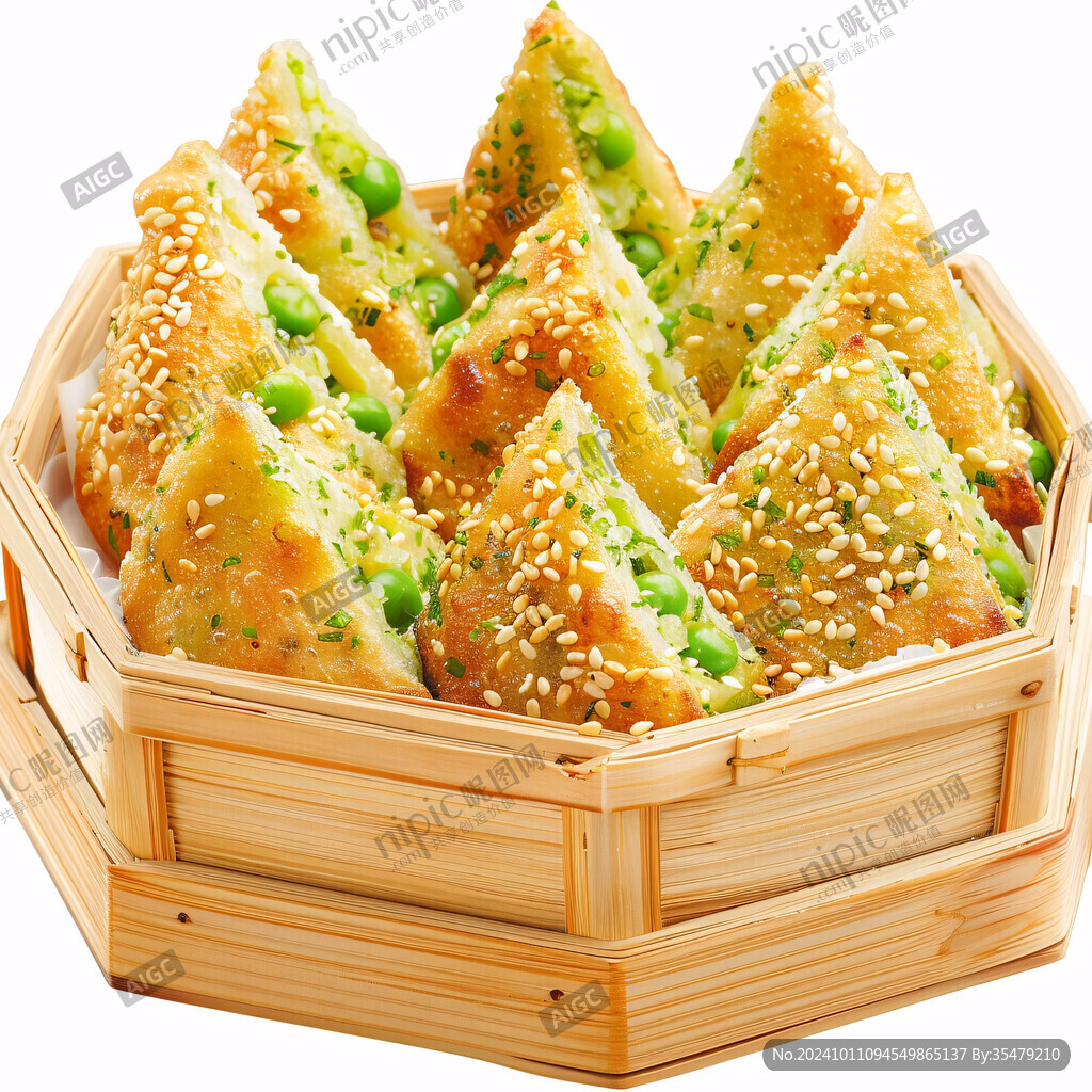 韭菜盒子素材