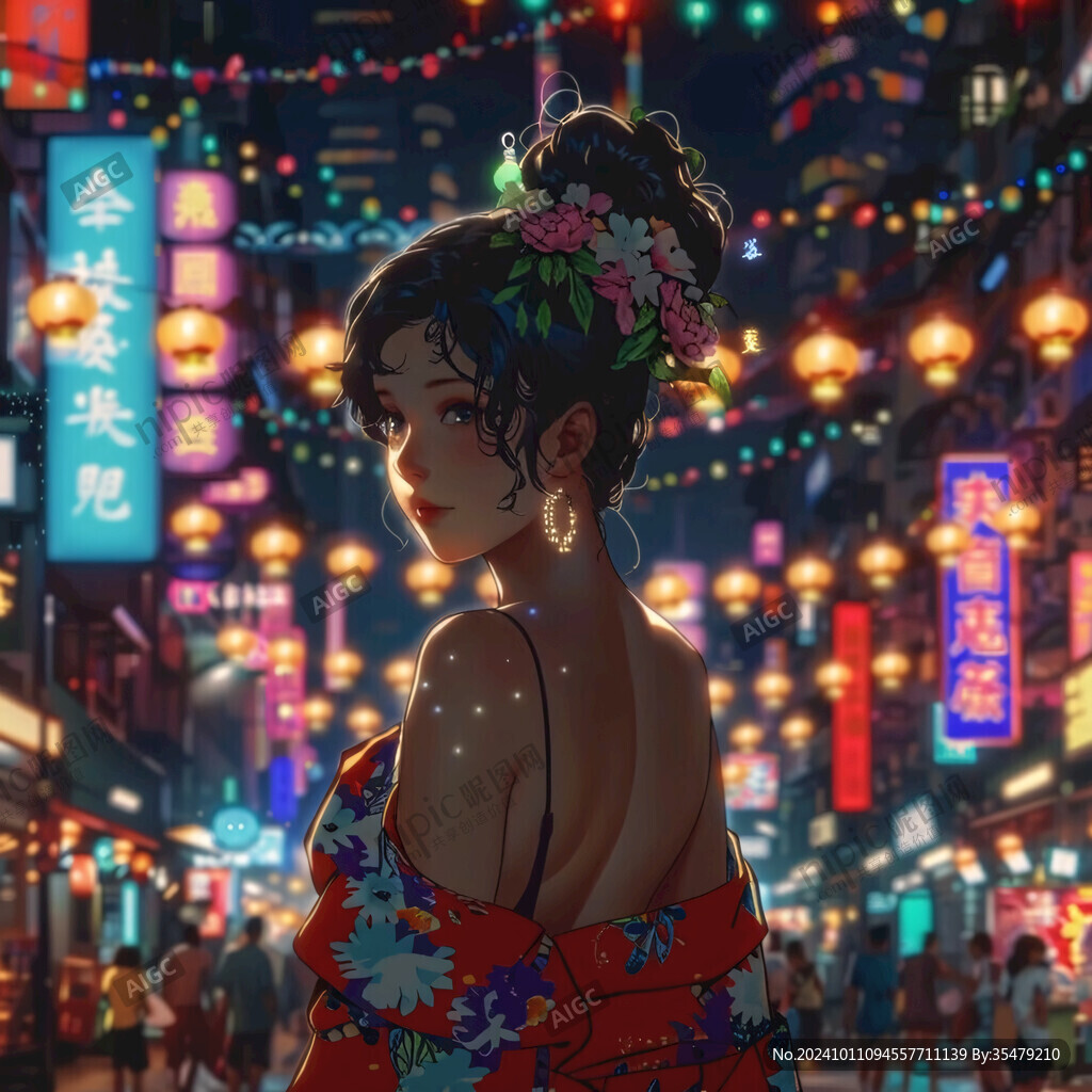 港風插畫