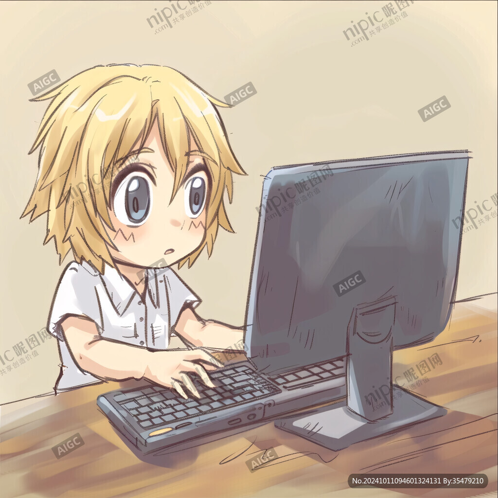 玩電腦兒插