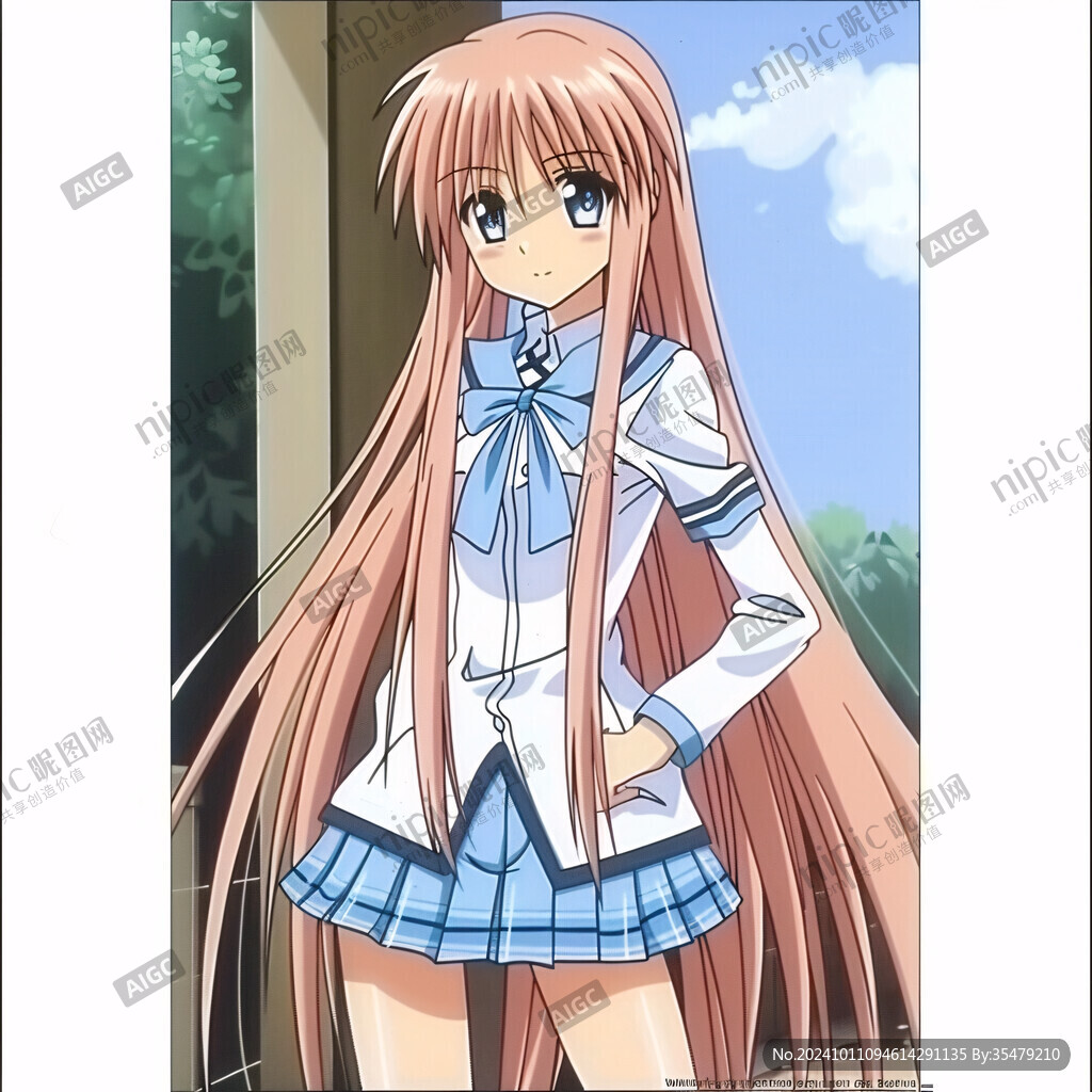 卡通動漫制服女孩