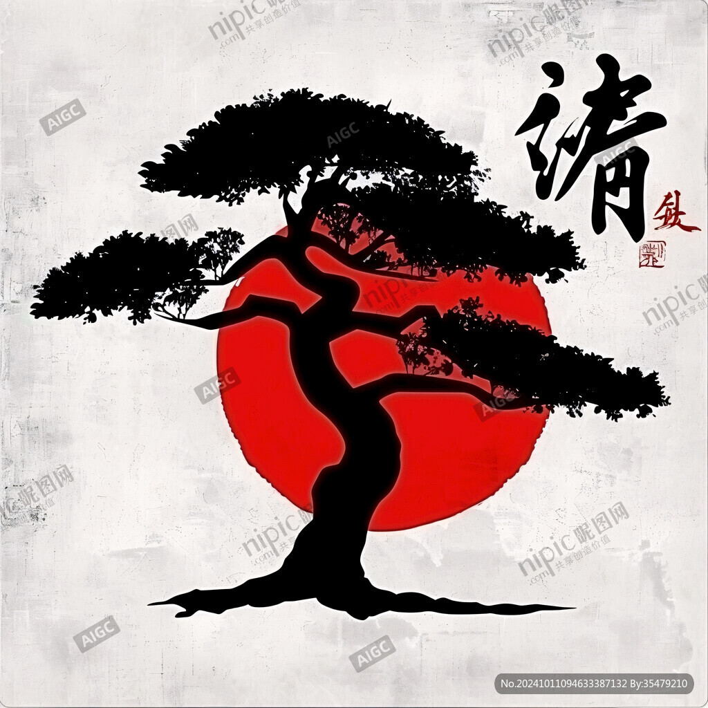靜字裝飾畫