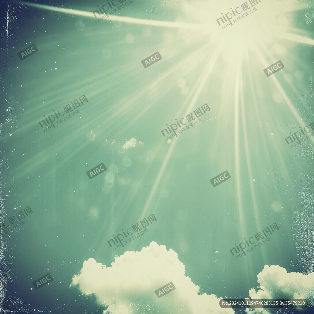 光線天空素材