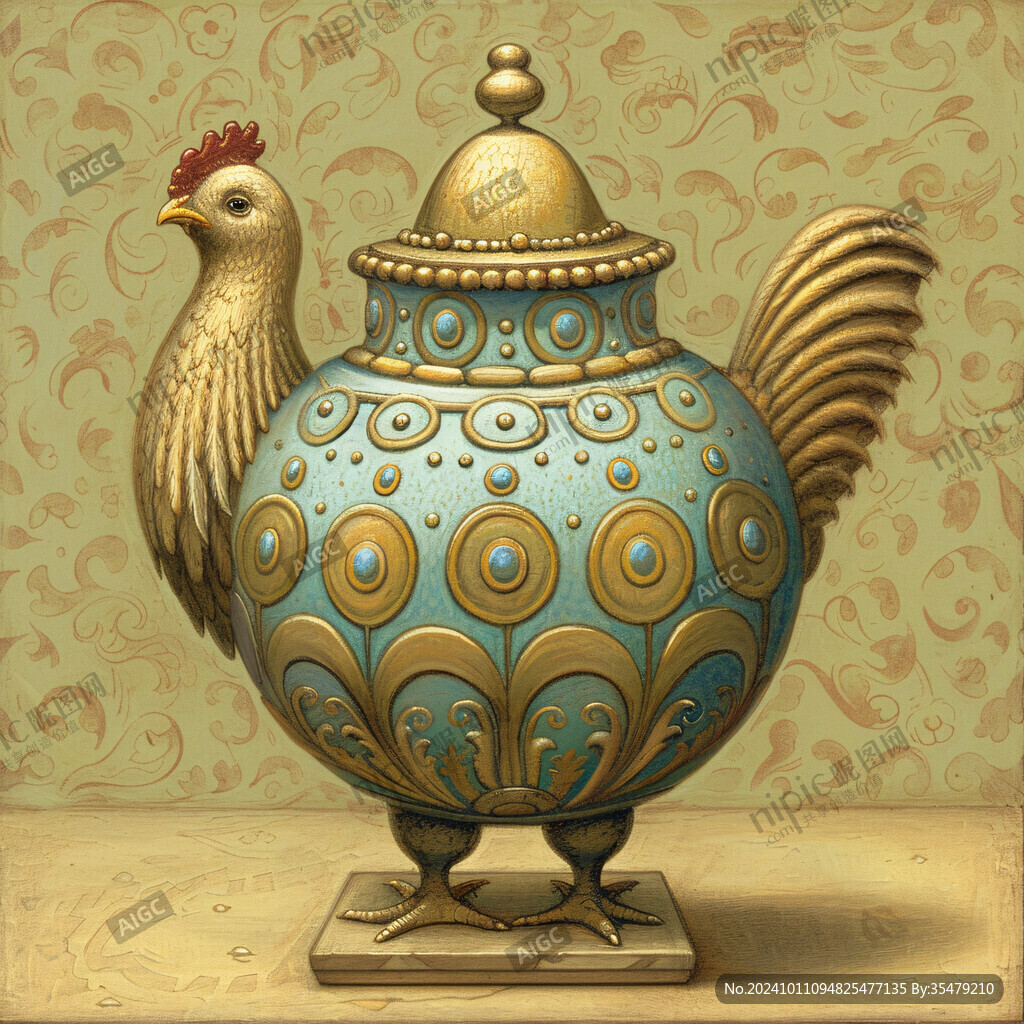 鳳凰球插畫