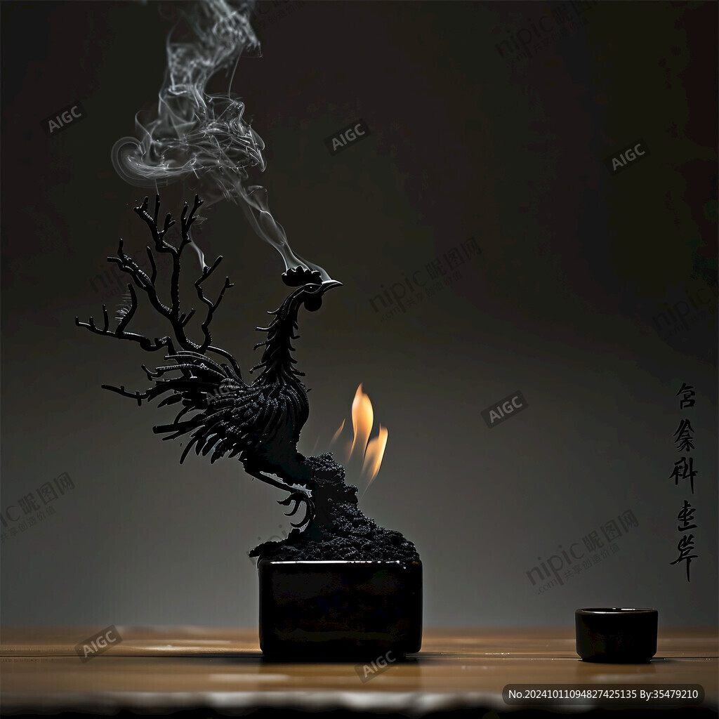 仙鶴燭臺