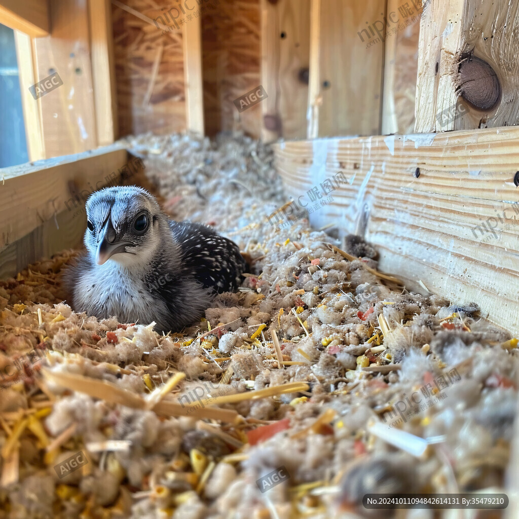 雞雛待飼圖