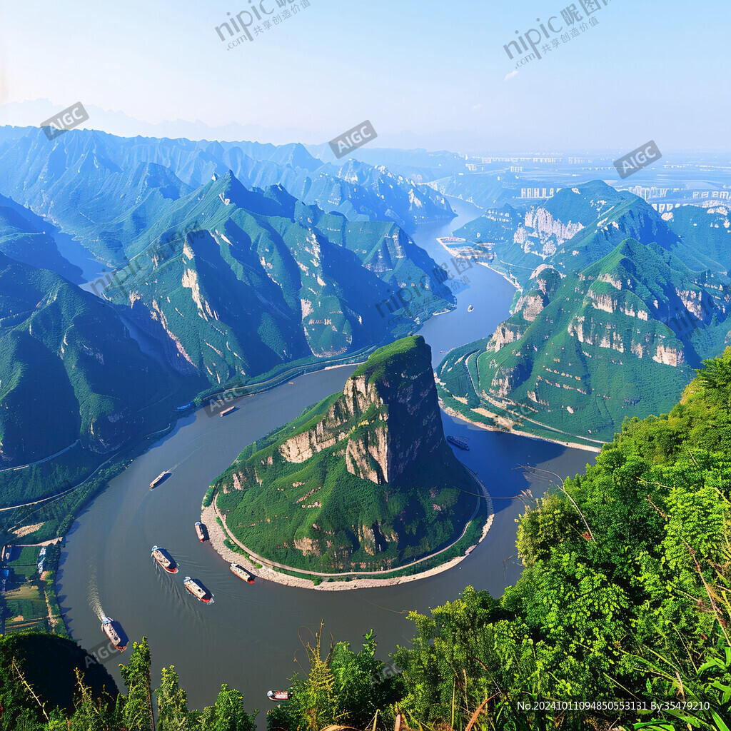 長江峽谷風光