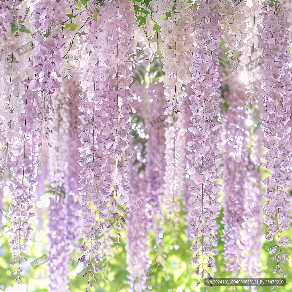 紫藤花吊飾