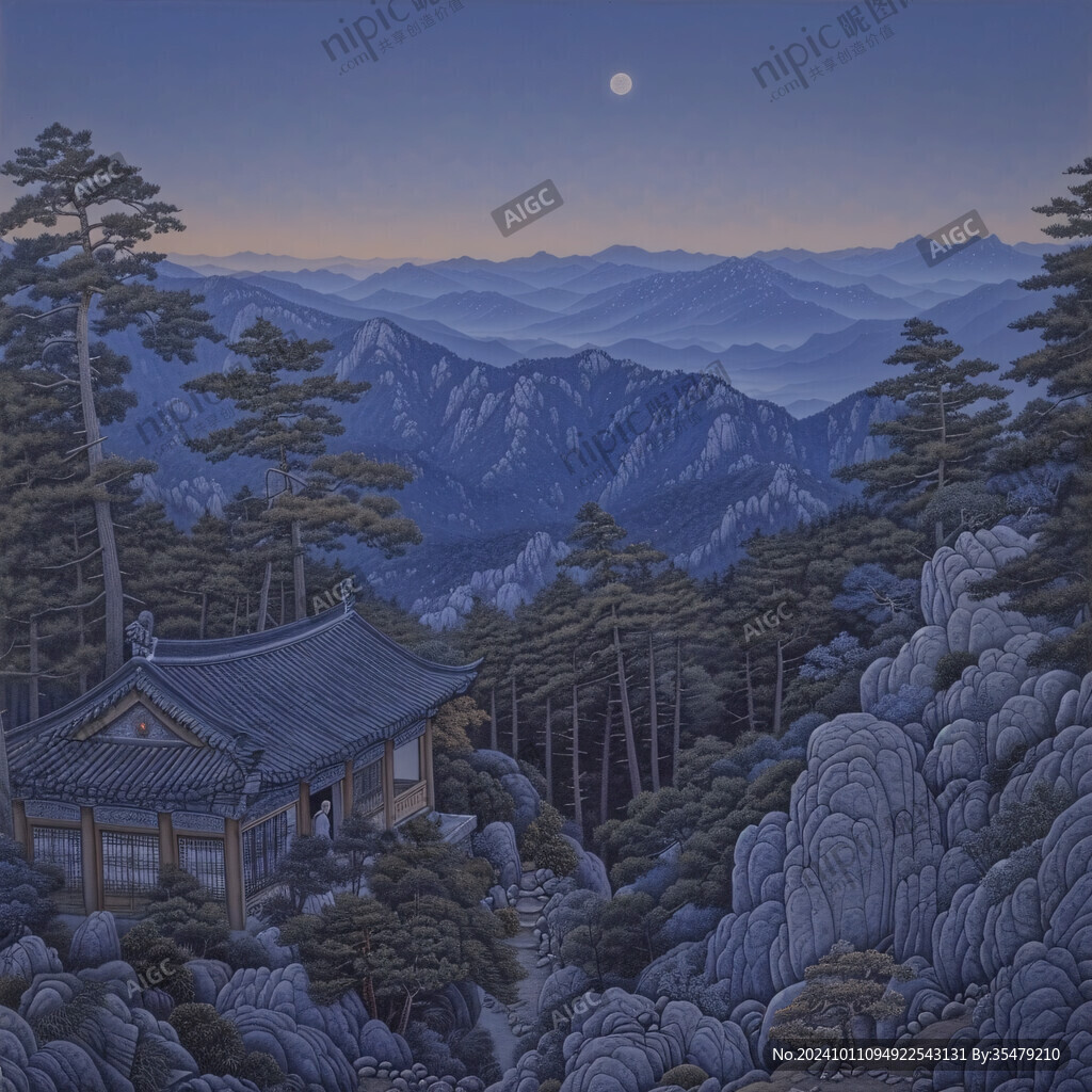 避暑山莊插畫
