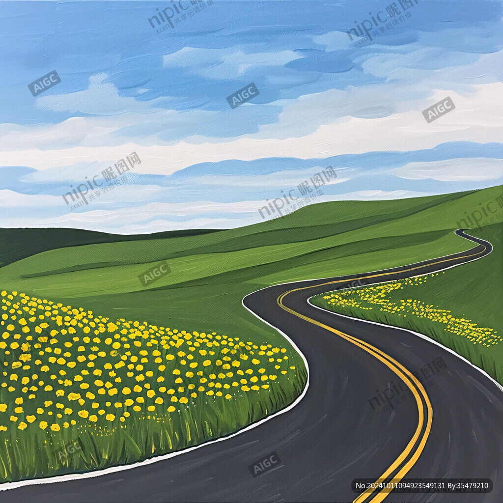 公路風(fēng)景畫(huà)