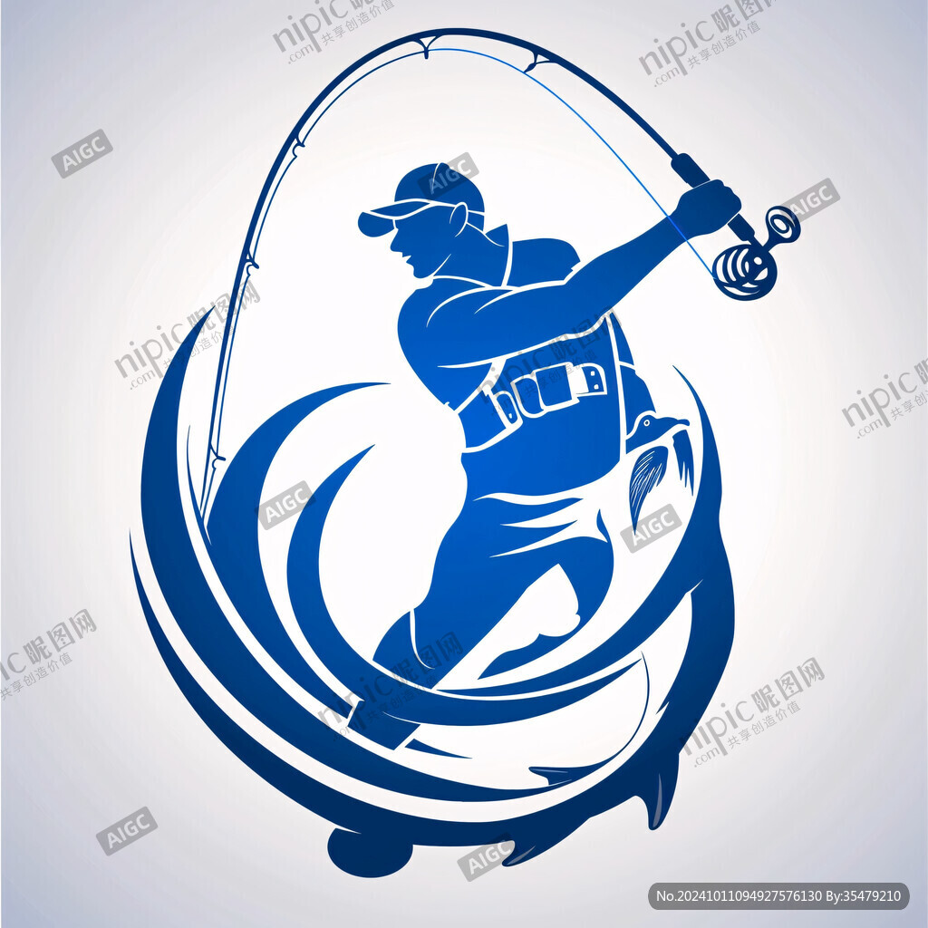 釣魚背景墻釣魚設(shè)計(jì)